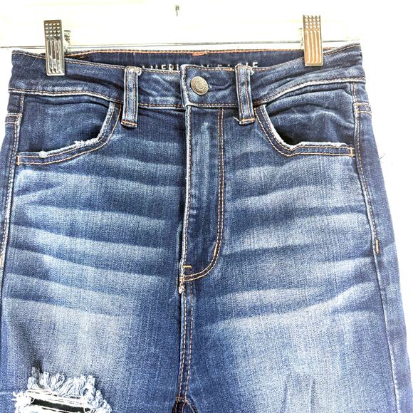 American Eagle Highest Rise Jegging Super Stretch Jeans Size 2 Regular - Picture 7 of 9